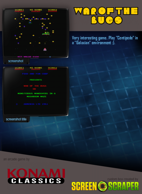 War Of The Bugs Or Monsterous Manouvers In A Mushroom Maze dos