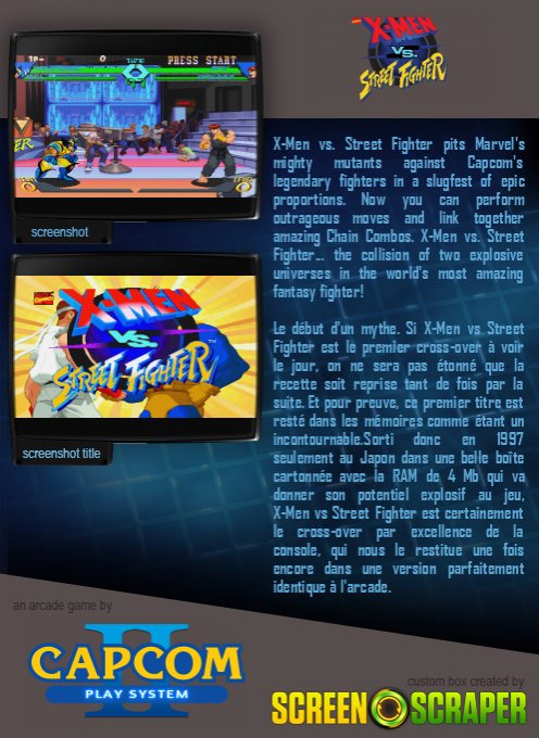 X-Men vs. Street Fighter dos