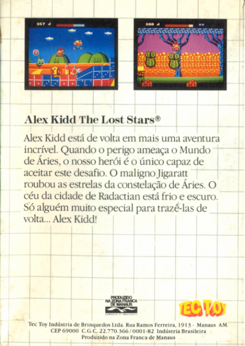 Alex Kidd : The Lost Stars - Dos