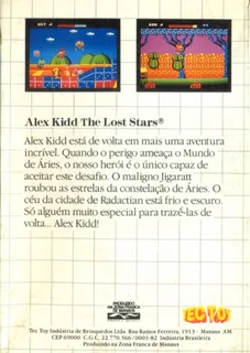 Alex Kidd : The Lost Stars - Dos