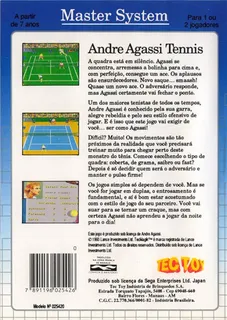 Andre Agassi Tennis - Dos