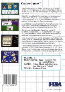 Casino Games - Dos