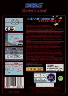 Championship Hockey - Dos