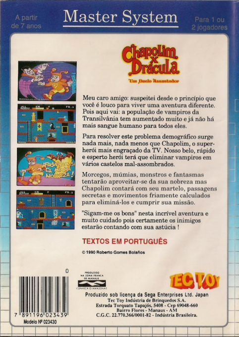Chapolim X Drácula - Um Duelo Assustador - Dos