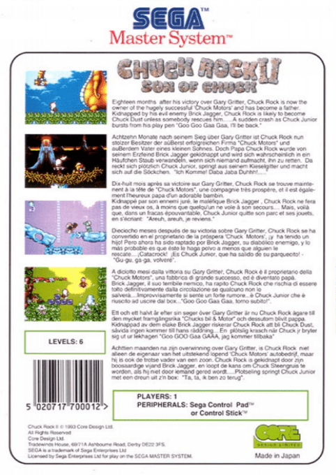 Chuck Rock 2 - Son Of Chuck - Dos