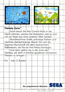 Fantasy Zone - Dos