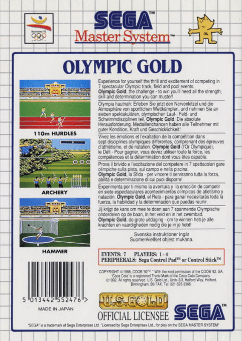 Olympic Gold - Dos