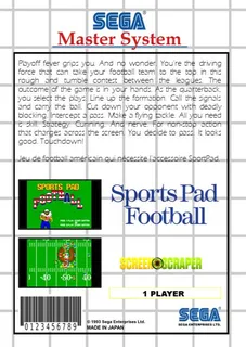 Sports Pad Football - Dos
