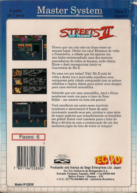 Streets Of Rage 2 - Dos