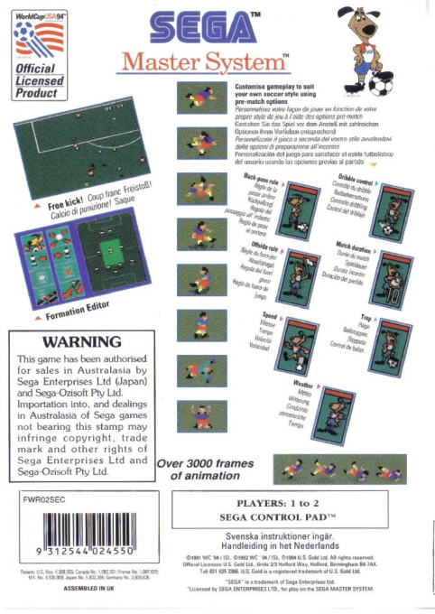 World Cup Usa 94 - Dos