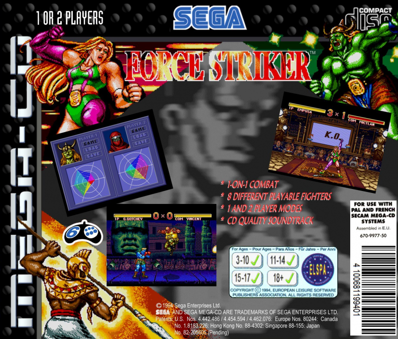 Burning Fists - Force Striker - Dos