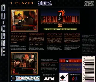 Supreme Warrior - Dos