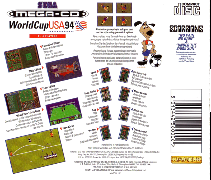 World Cup USA 94 - Dos