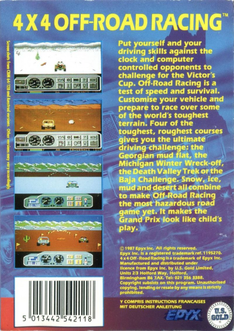 4x4 Off-road Racing - Dos