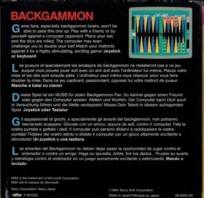 Backgammon - Dos