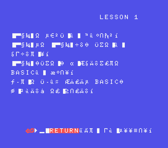 Basic Lessons 1