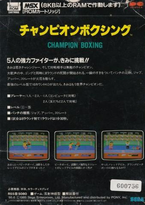 Champion Boxing - Dos