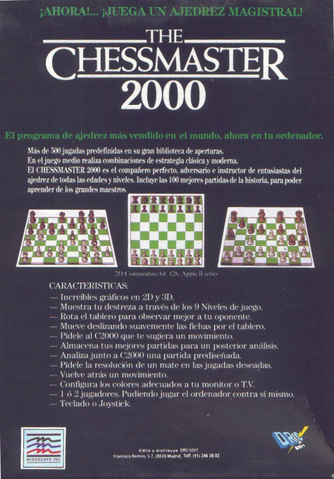 The Chessmaster 2000 - Dos
