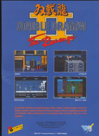 Double Dragon 2 - The Revenge - Dos