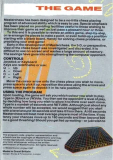 Master Chess - Dos