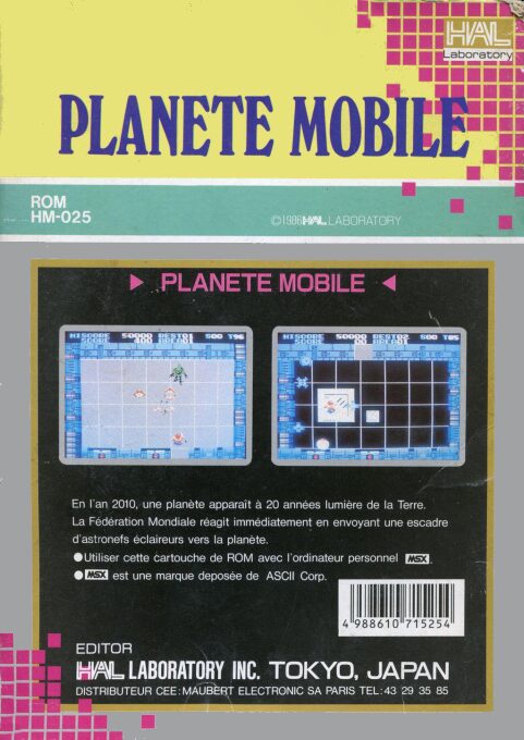 Jaquette arrière