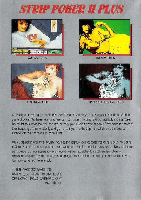 Strip Poker 2 Plus dos