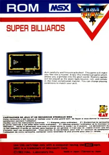 Super Billiards - Dos