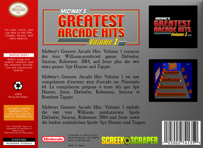 Midway's Greatest Arcade Hits : - Dos