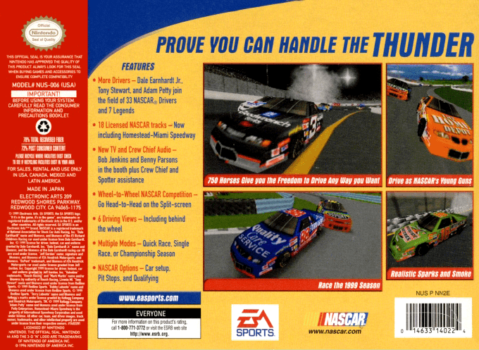 NASCAR 2000 - Dos