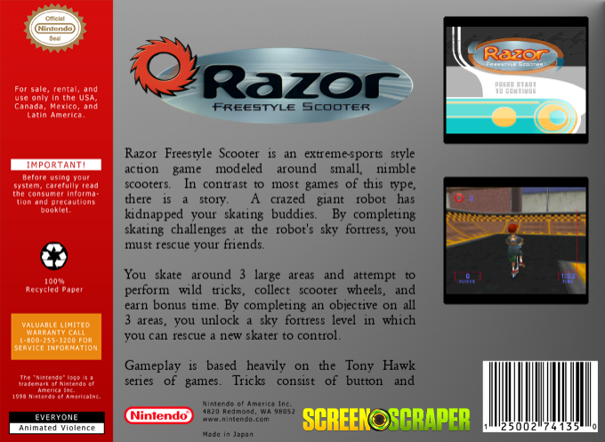 Razor Freestyle Scooter - Dos