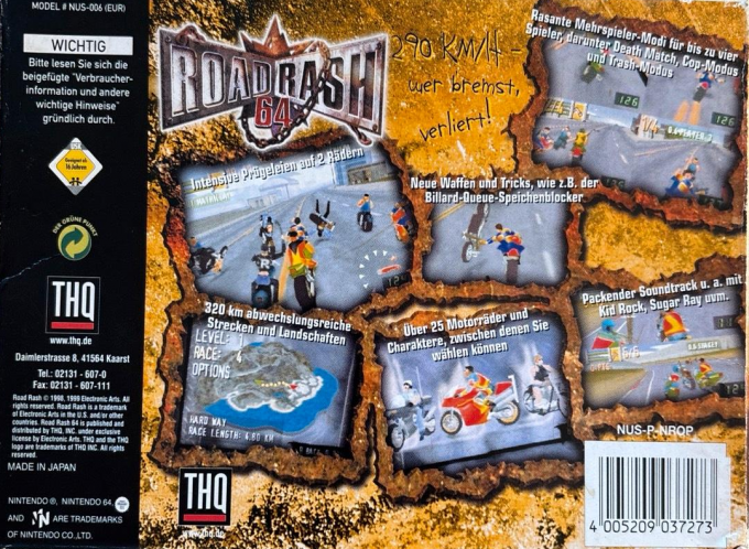 Road Rash 64 - Dos