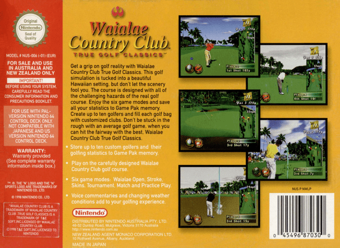 Waialae Country Club : True Golf Classics - Dos
