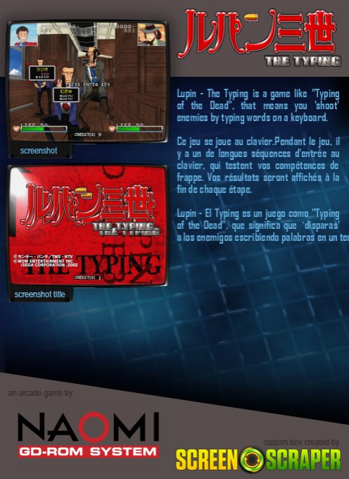 Lupin The 3rd : The Typing - Dos