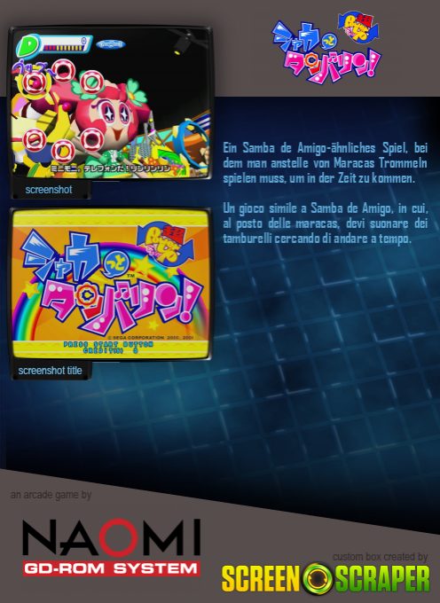 Shakatto Tambourine - Cho Powerup Chu - Dos