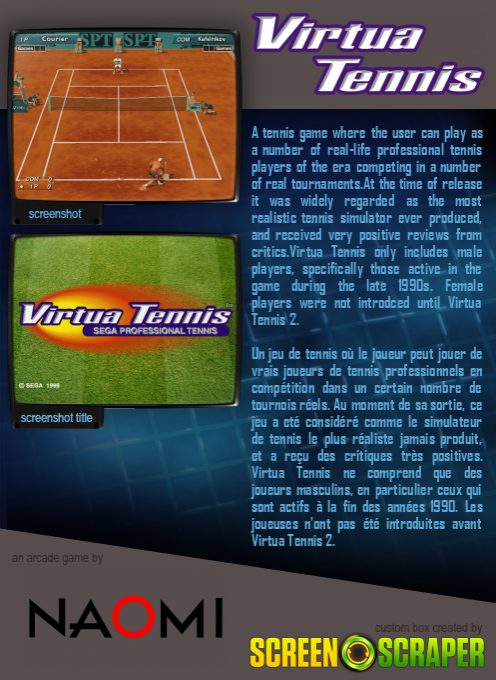 Virtua Tennis - Dos