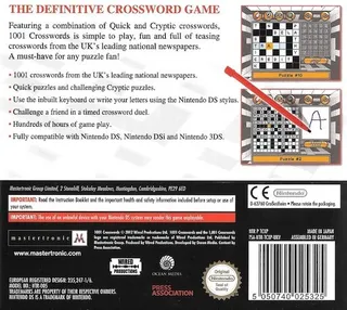 1001 Crosswords - Dos