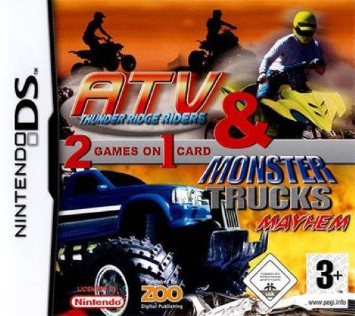 2 Game Pack! - Monster Trucks Mayhem + ATV - Thund