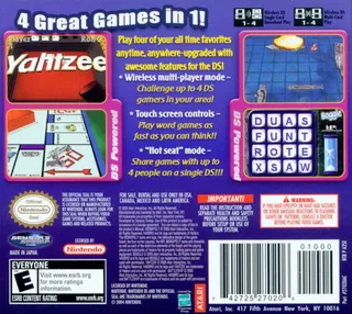 4 Game Fun Pack: Monopoly + Boggle + Yahtzee + Battleship - Dos