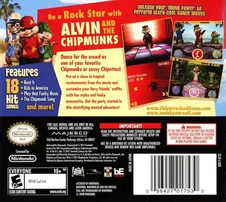 Alvin et les Chipmunks 3 - Dos