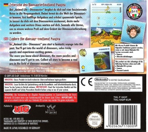 Animal Life - Dinosaurs - Dos