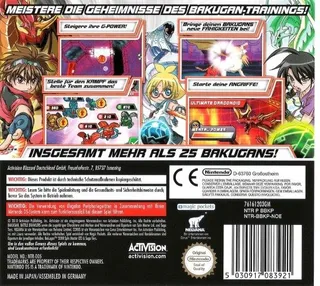 Bakugan: Battle Brawlers: Battle Trainer - Dos