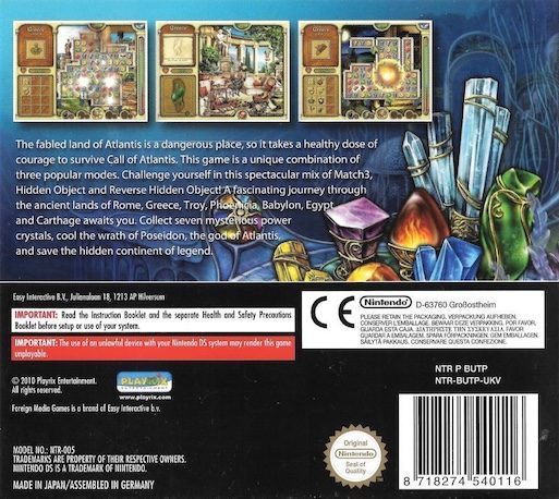 Call Of Atlantis dos