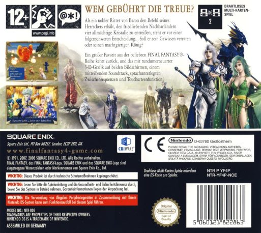 Final Fantasy IV dos