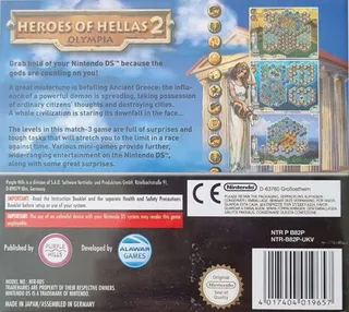 Heroes of Hellas 2 : Olympia - Dos