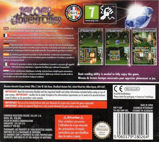 Jewel Adventures - Dos