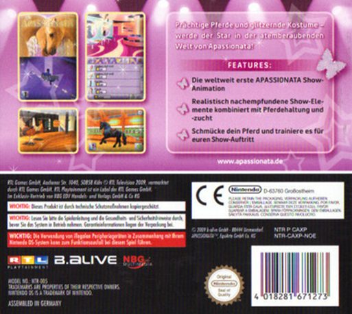 Le Gala Équestre Apassionata dos