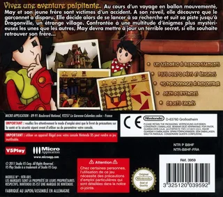 Les Aventures de May - L'Etrange Disparition - Dos
