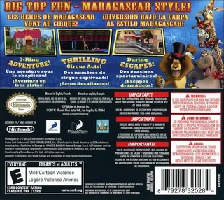 Madagascar 3 : Bons Baisers d'Europe - Dos