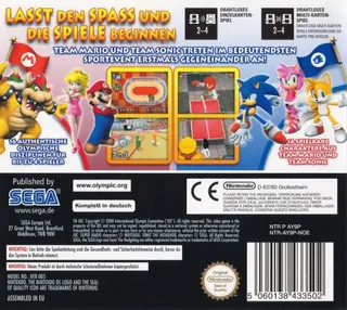 Mario & Sonic Aux Jeux Olympiques dos