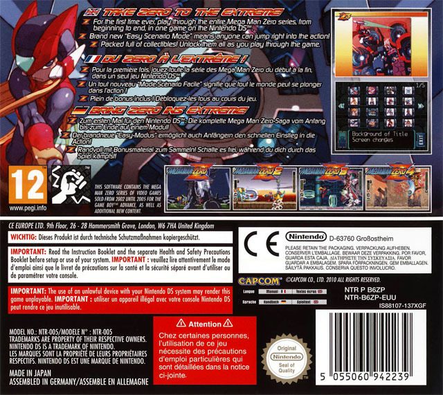 Mega Man Zero Collection dos